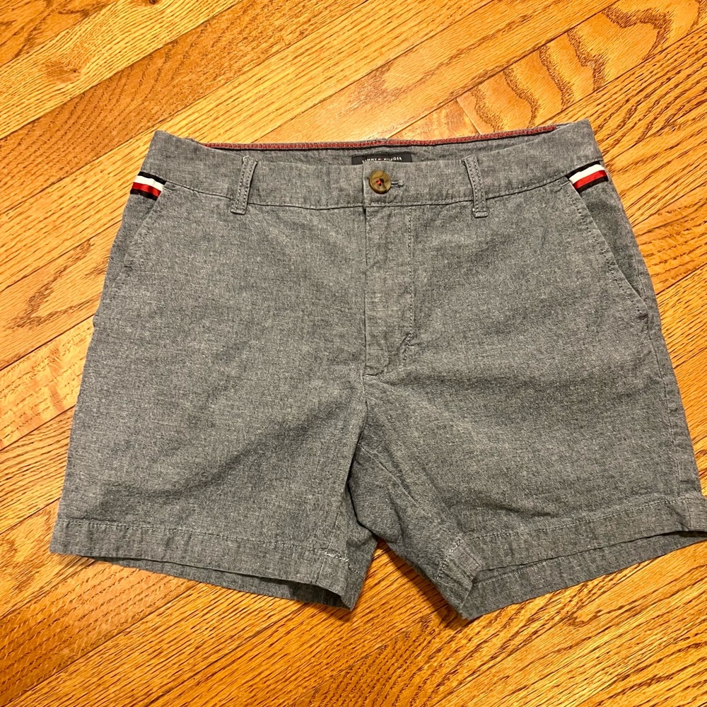 Tommy Hilfiger Women's Thflex 5” Classic Stretch Shorts Blue Size 4